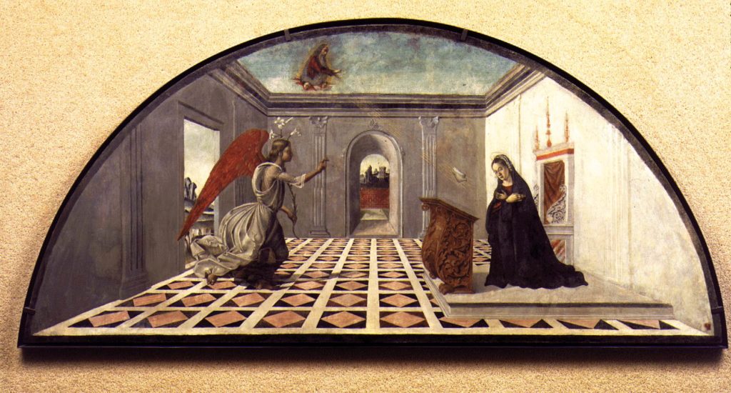 Bartolomeo della Gatta, Annunciazione, Musée du Petit Palais, Avignone