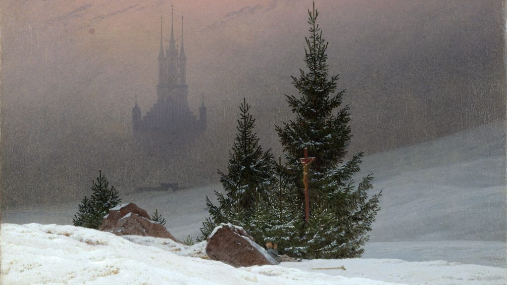 Caspar David Friedrich, Paesaggio Invernale, 1811, National Gallery, Londra