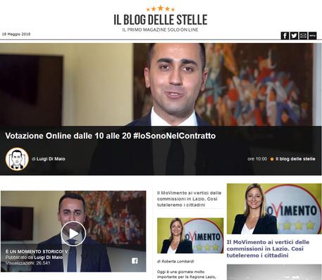 Governo: al via voto online M5s su contratto