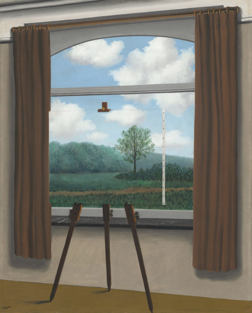 René Magritte, La condizione umana I, 1933, National Gallery of Art, Washington