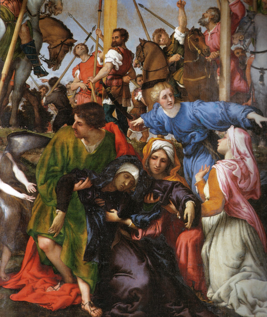 Lorenzo Lotto, Crocifissione, 1525-1530 ca., Chiesa di Santa Maria in Teleusiano, Monte San Giusto (MC)
