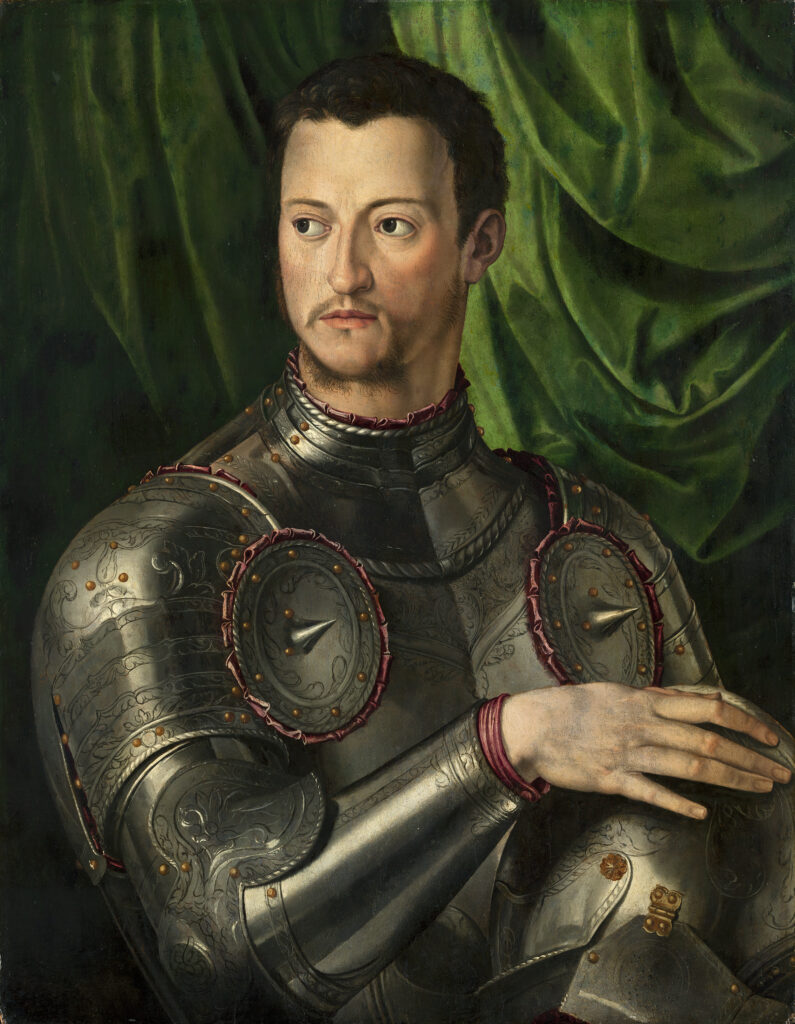 Agnolo Bronzino, Ritratto di Cosimo I in armatura, 1545 ca., Museo Thyssen-Bornemisza, Madrid