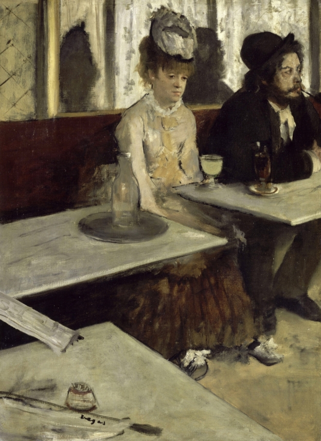 Edgar Degas, L'Assenzio, 1875-1876, Musée d'Orsay, Parigi