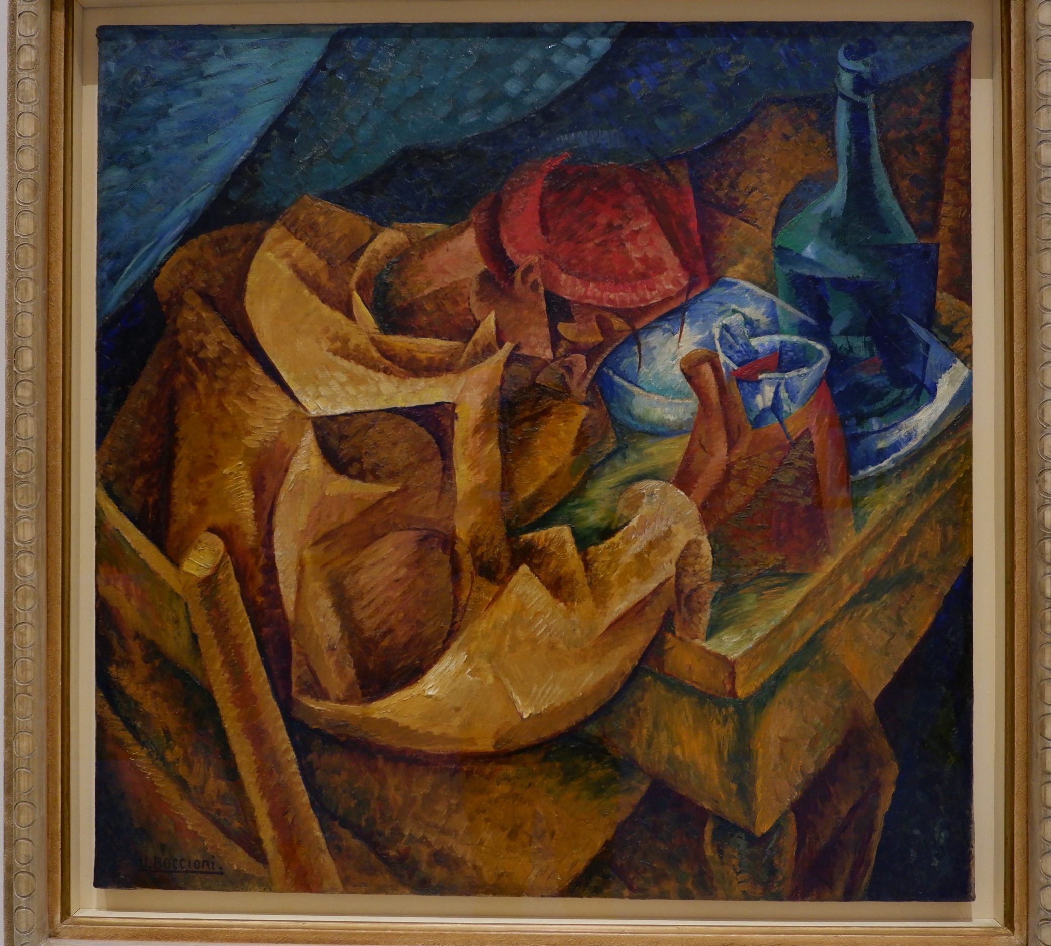 Umberto Boccioni, Il Bevitore, 1914, Museo del '900, Milano